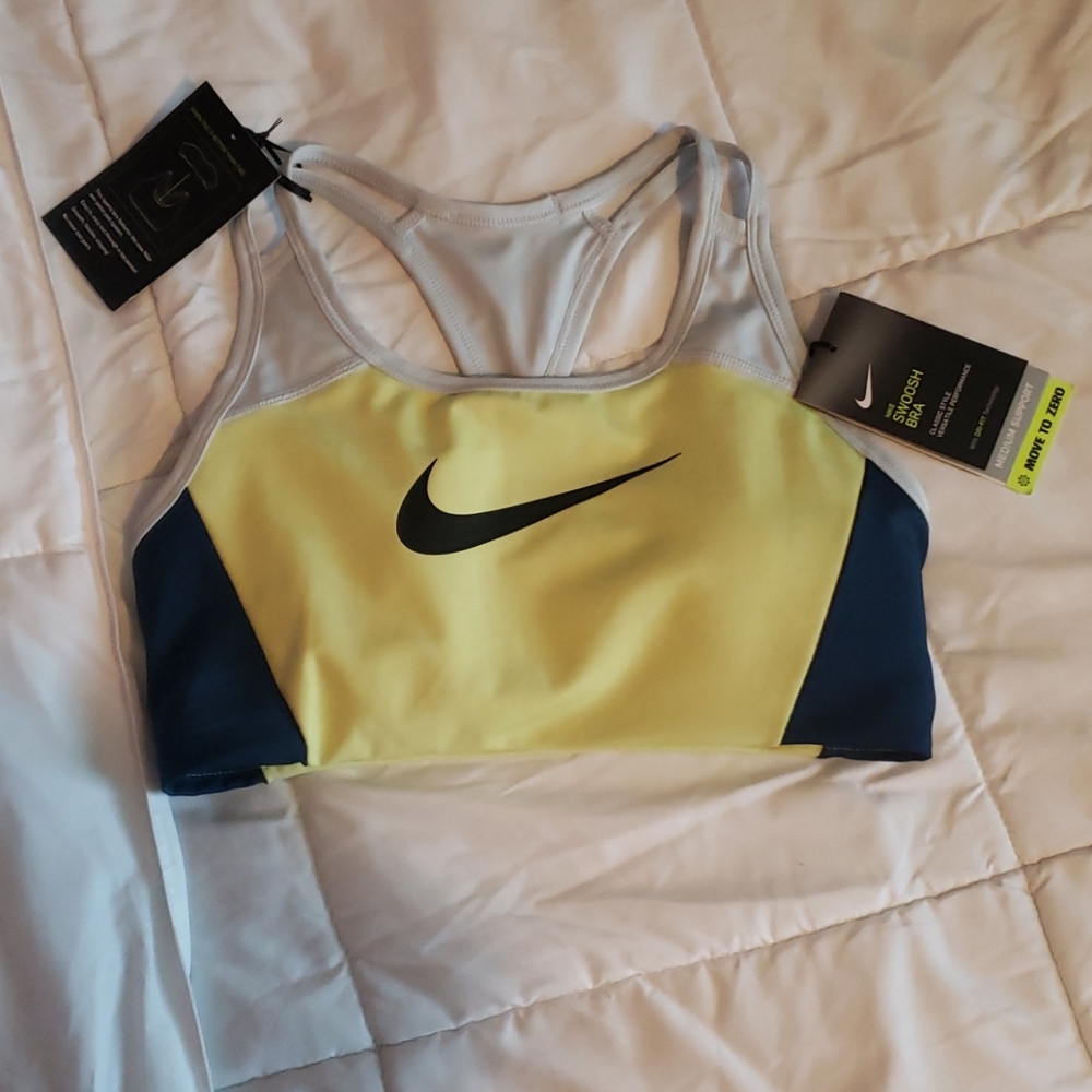Nike swoosh bra